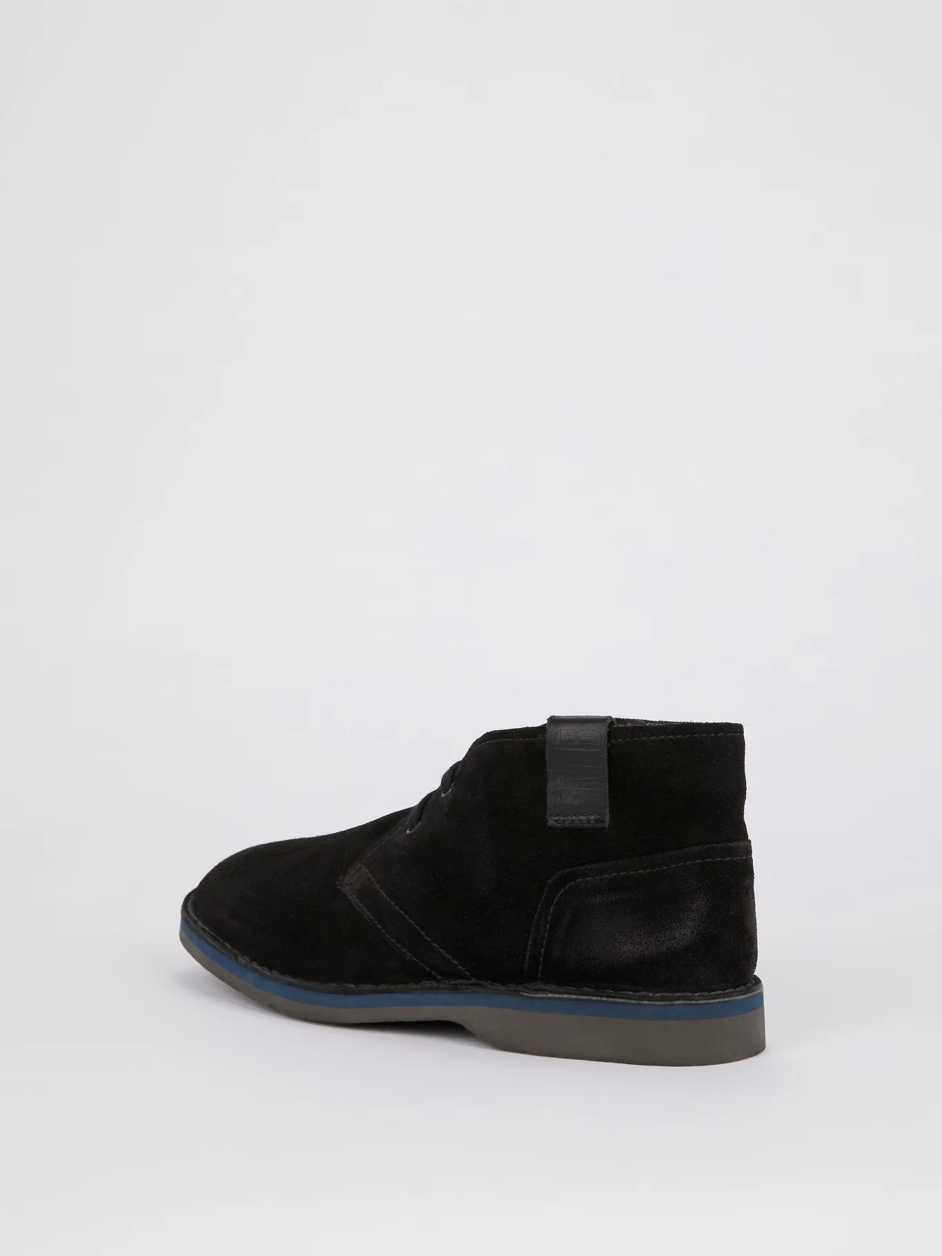 Black Suede Oxford Shoes