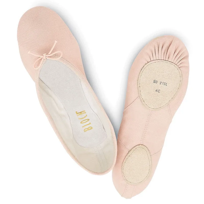 Bloch S0213L Prolite II Canvas Split-Sole Ballet Slippers - Black