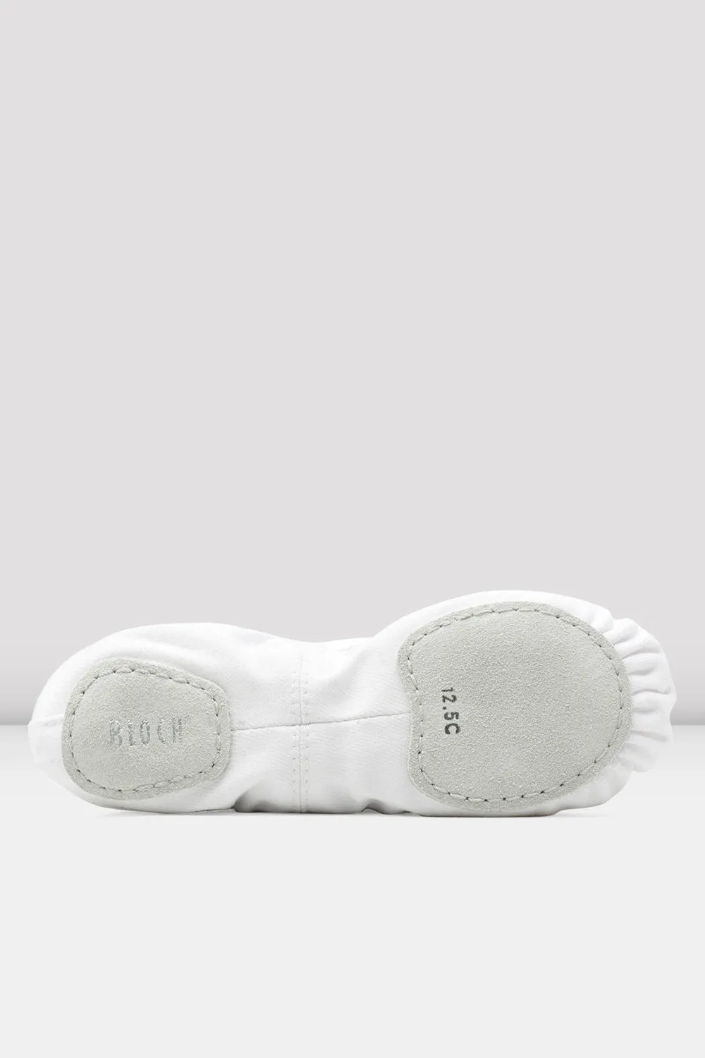 Bloch S0284G and S0284L Performa Canvas Split-Sole WHITE Ballet Shoe