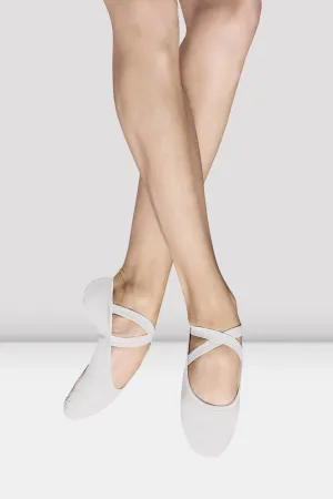 Bloch S0284G and S0284L Performa Canvas Split-Sole WHITE Ballet Shoe