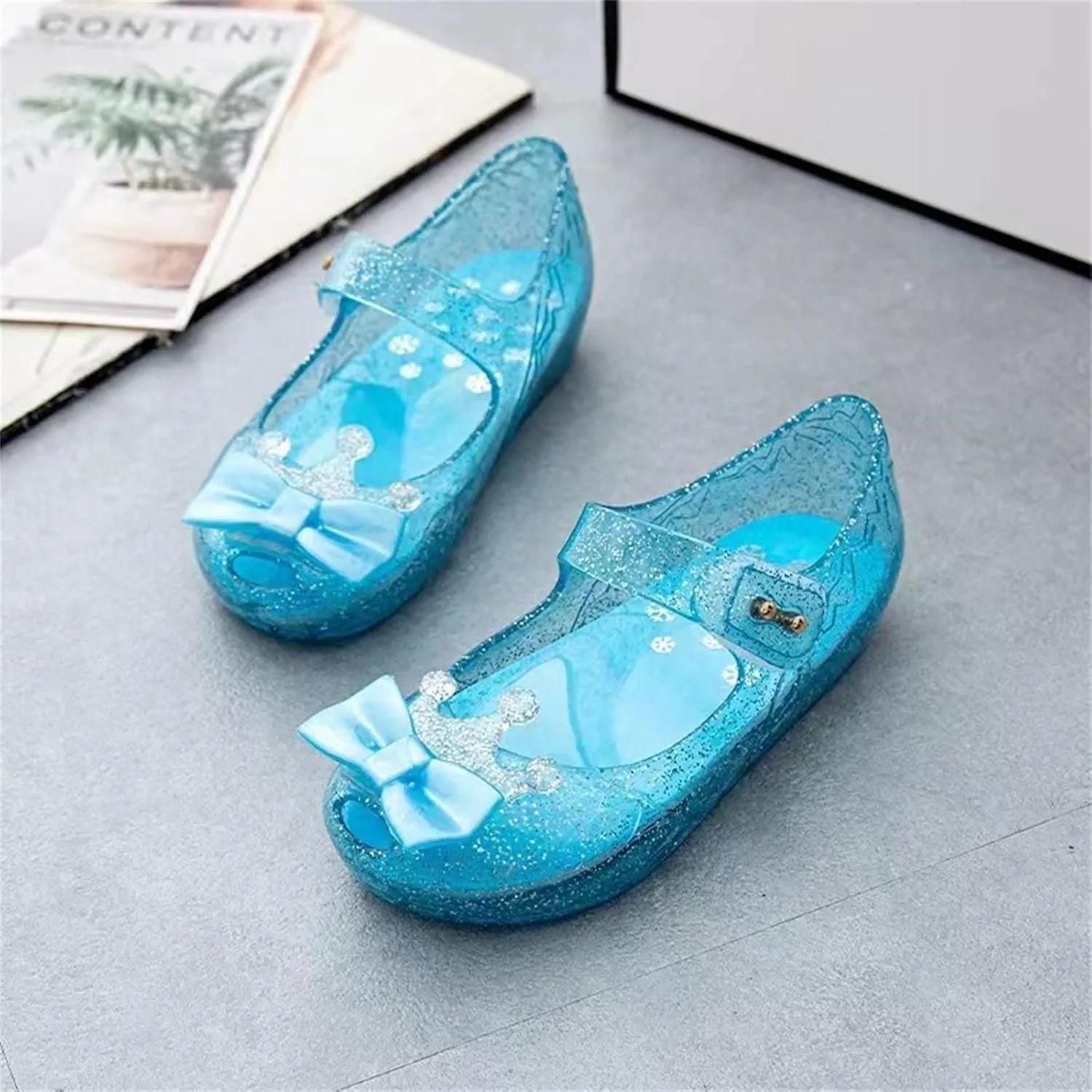 Boys Size 13 Shoes Girls Shoes Crown Flash Diamond Crystal Soft Sole Non Slip Sandals Jelly Dance Shoes Princess Shoes Toddler Boy Boots 7