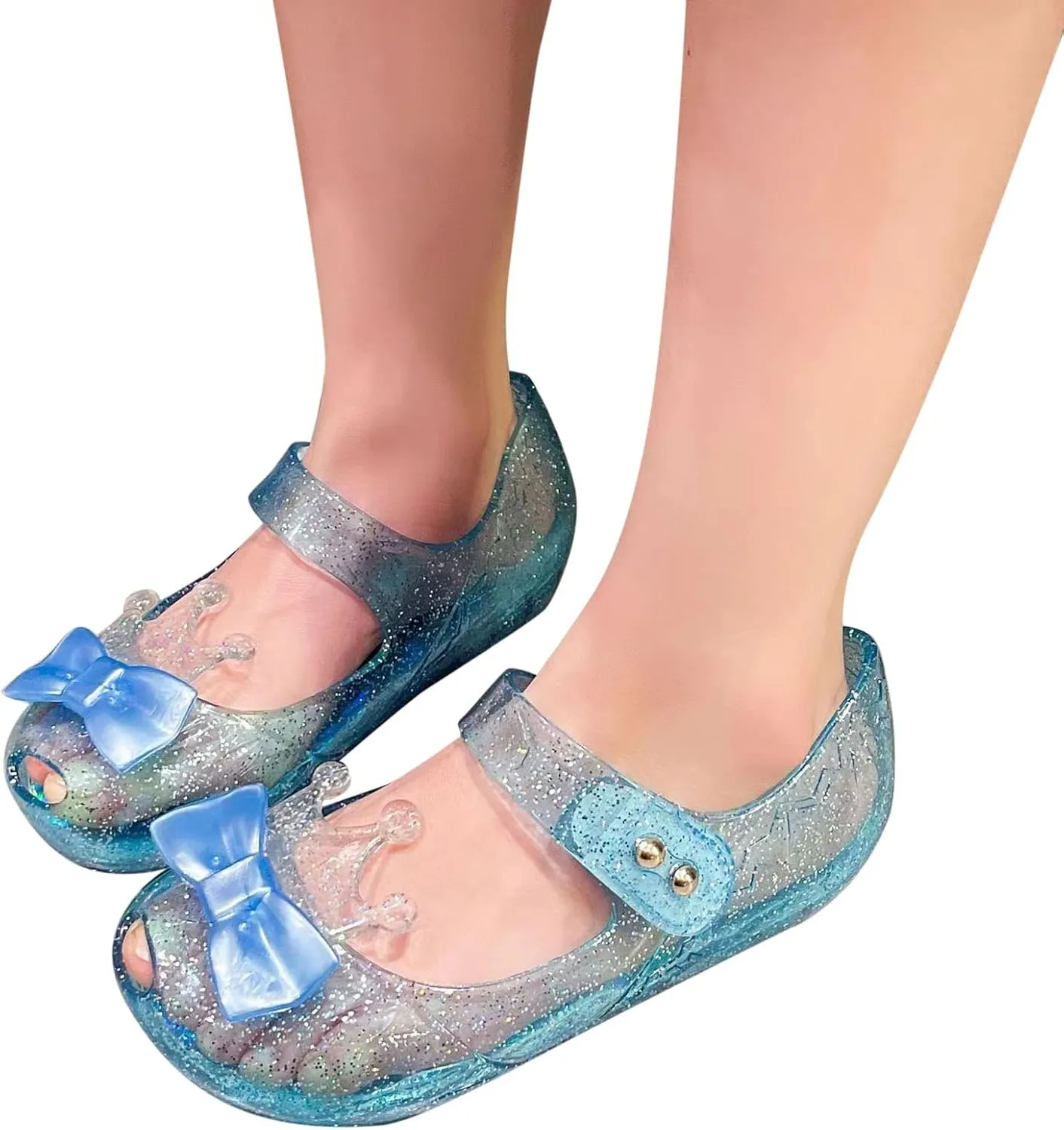 Boys Size 13 Shoes Girls Shoes Crown Flash Diamond Crystal Soft Sole Non Slip Sandals Jelly Dance Shoes Princess Shoes Toddler Boy Boots 7