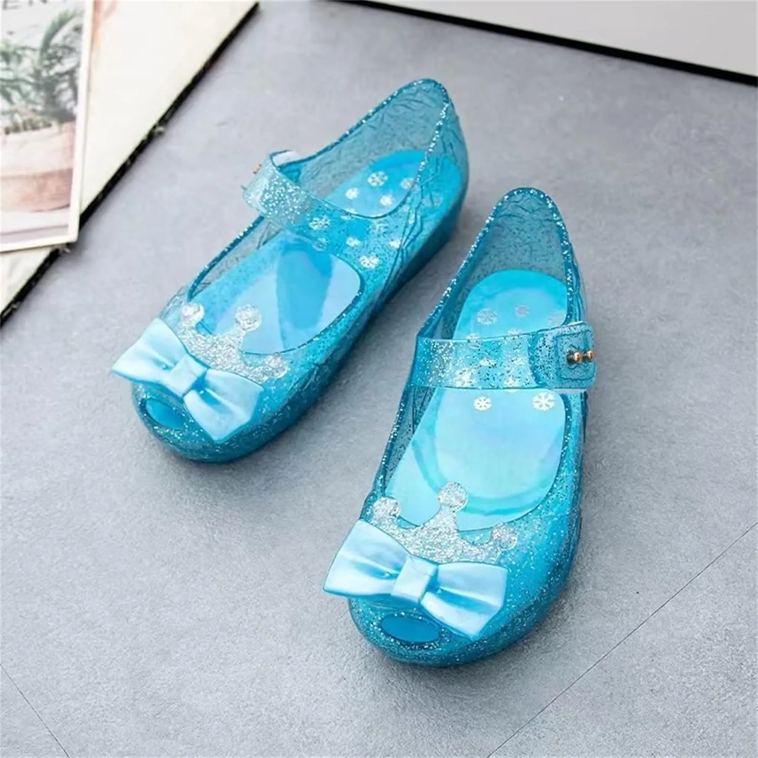 Boys Size 13 Shoes Girls Shoes Crown Flash Diamond Crystal Soft Sole Non Slip Sandals Jelly Dance Shoes Princess Shoes Toddler Boy Boots 7