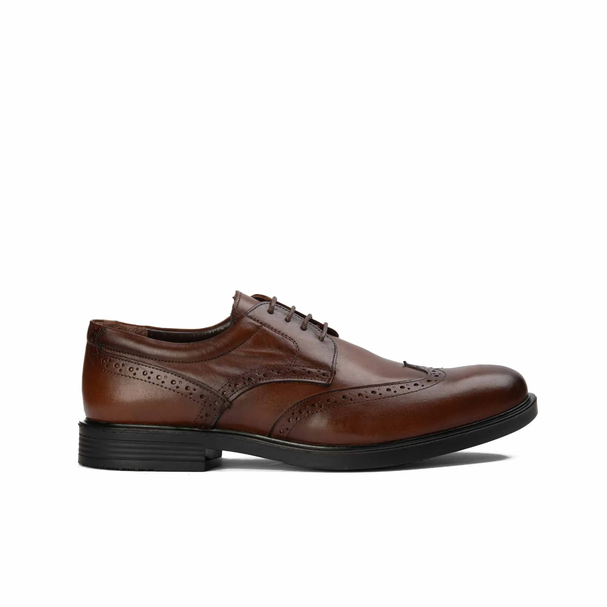 Brio genuine Lace-up shoe - HAVAN