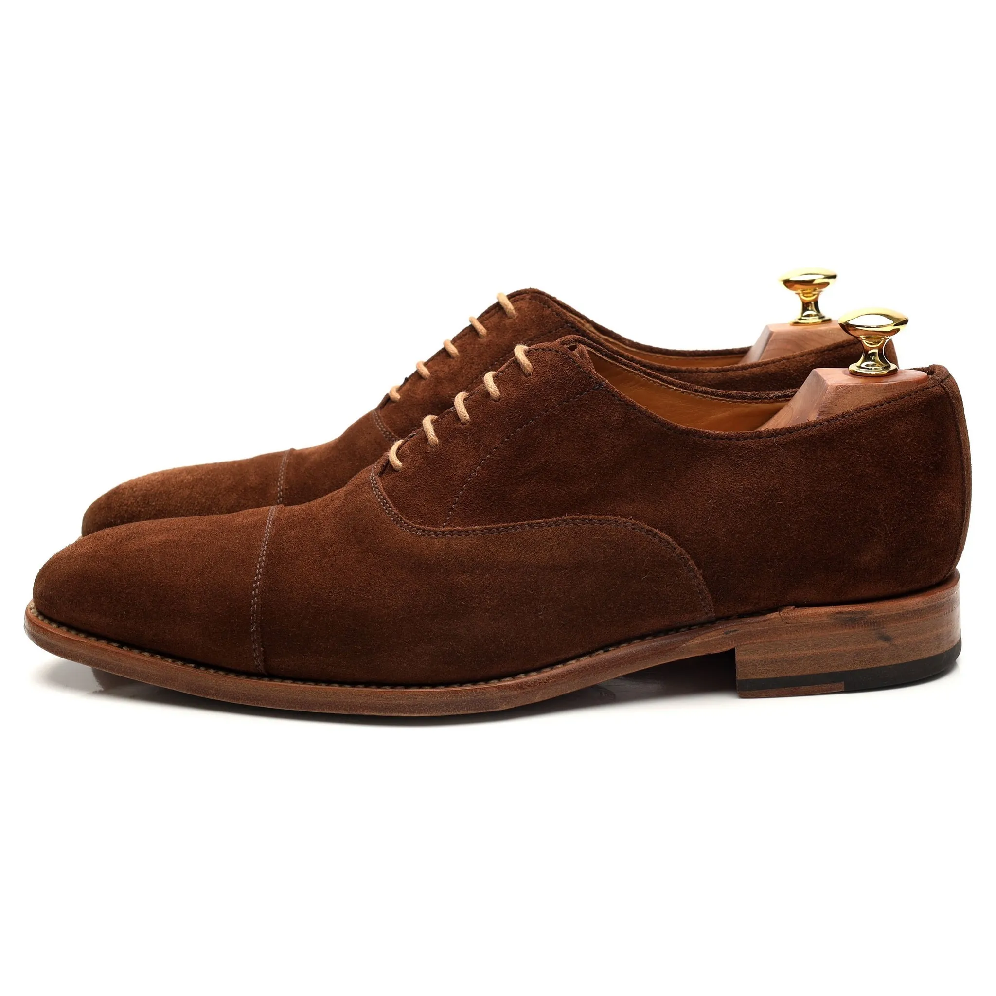 Brown Suede Oxford UK 9 F