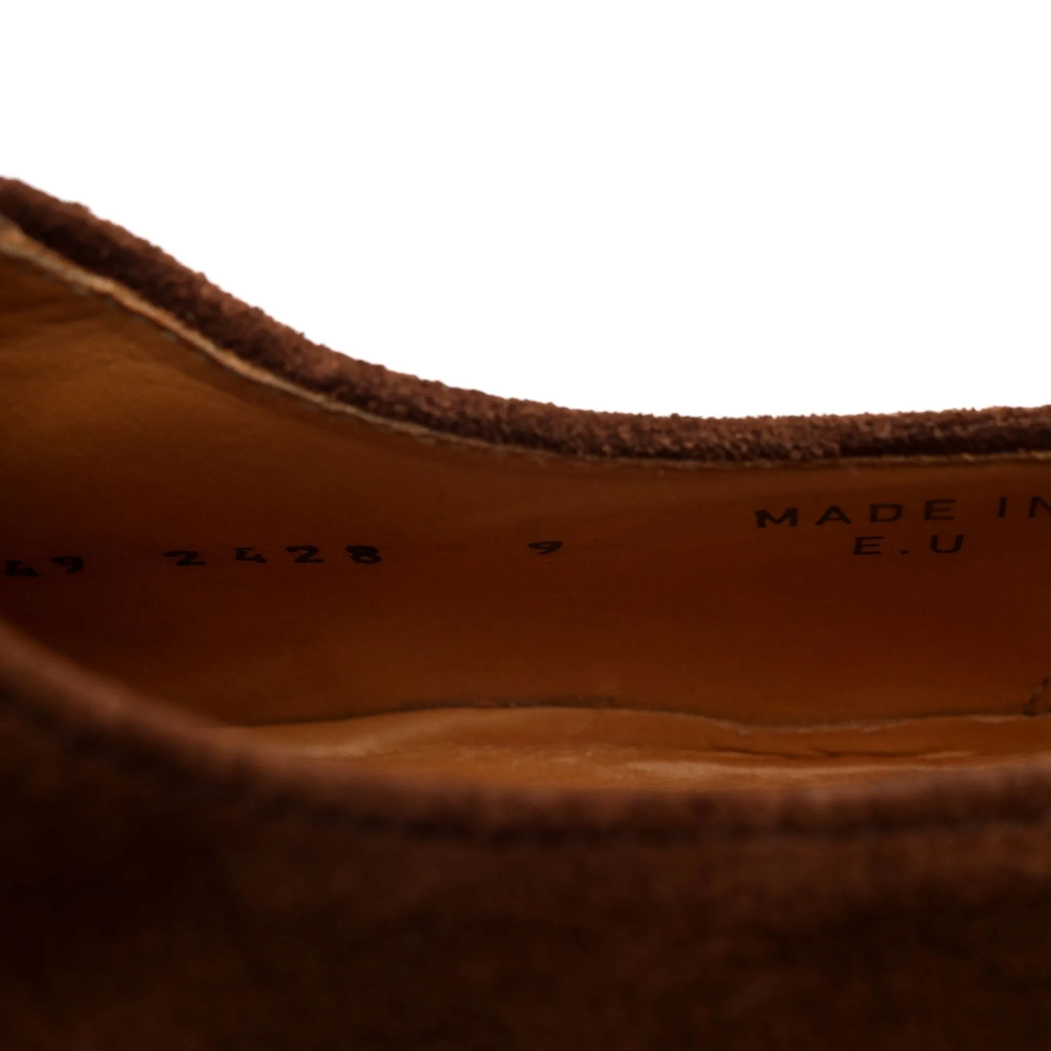 Brown Suede Oxford UK 9 F