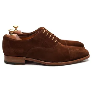 Brown Suede Oxford UK 9 F