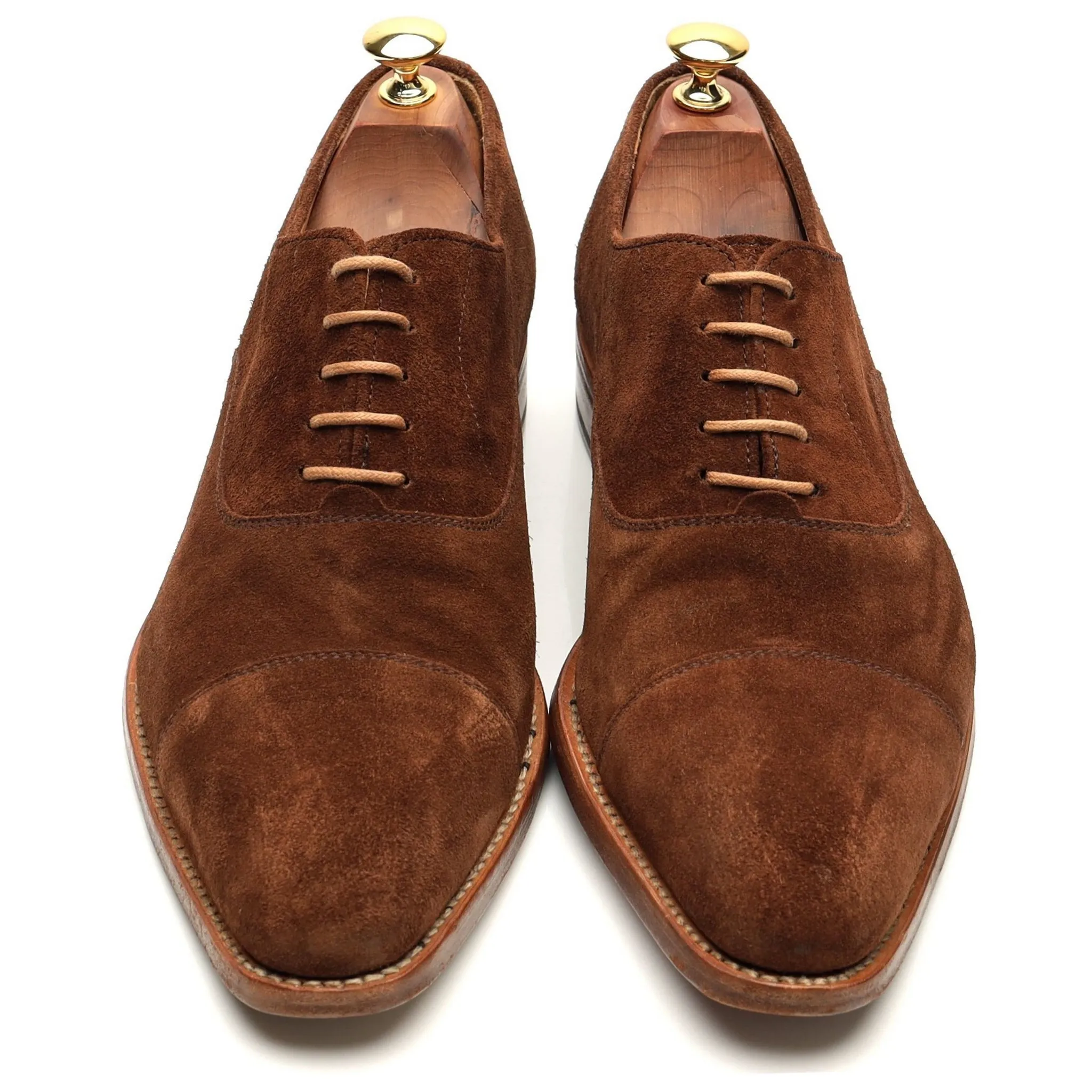 Brown Suede Oxford UK 9 F