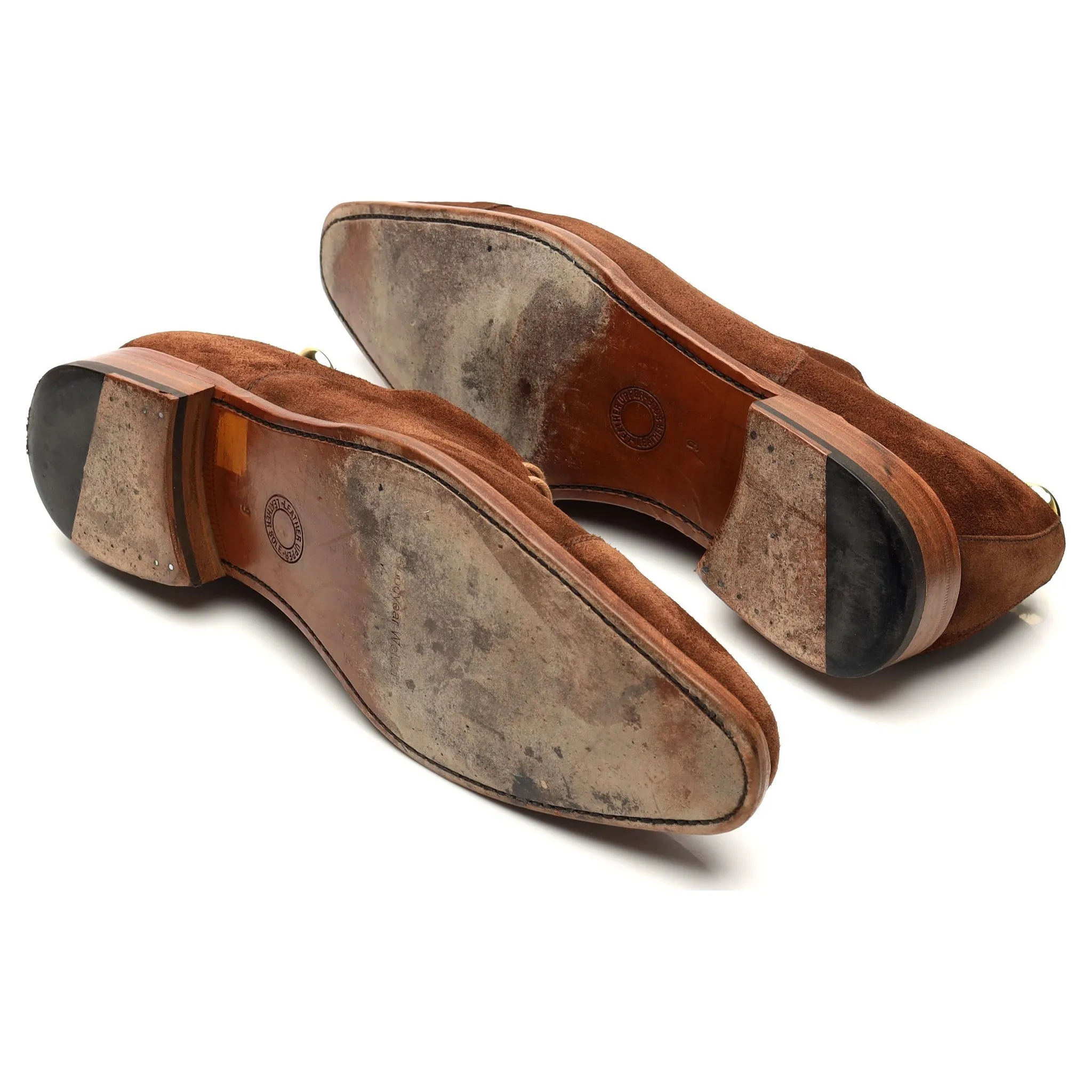 Brown Suede Oxford UK 9 F