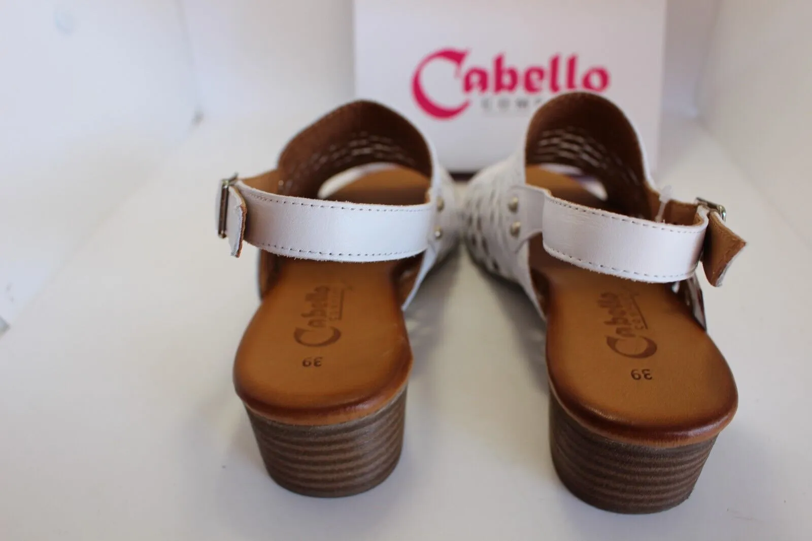 Cabello Alaca - White Leather