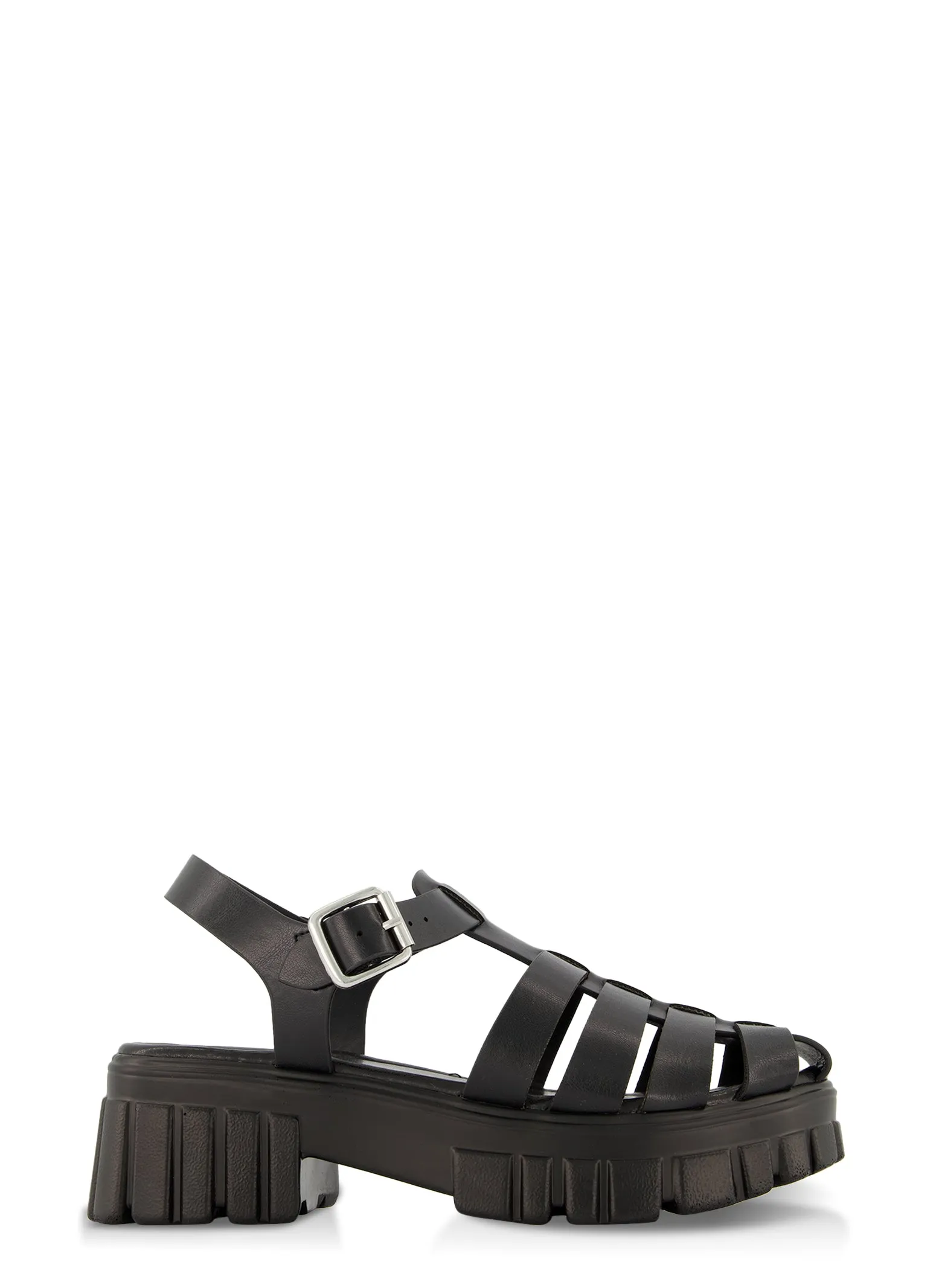 Caged Platform Sandals