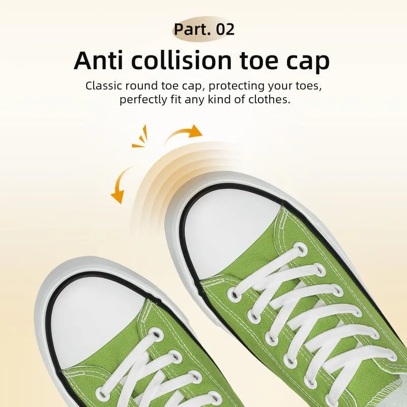 Canvas Shoes for Women Men Low Top Lace Up Sneakers Canvas Fashion Sneakers Classic Casual Walking Shoes Comfortable Breathable