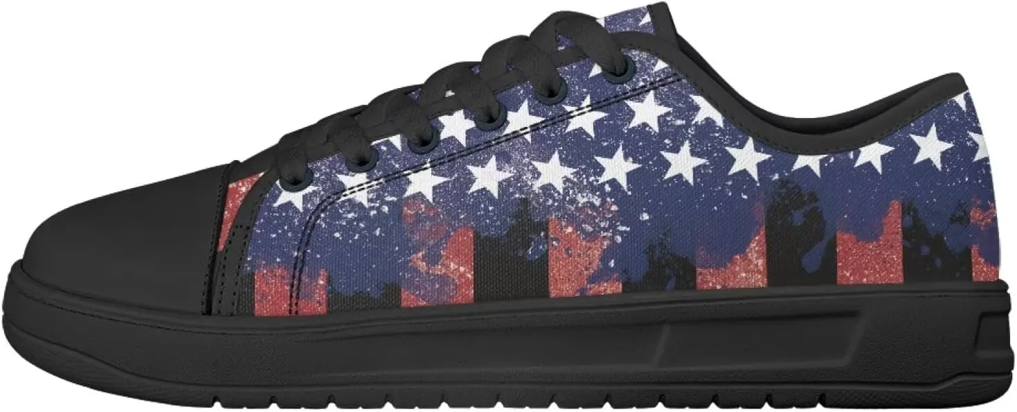 Canvas Shoes for Women Platform Sneakers Slip on Lace-up Walking Flats Outdoor Lightweight Tennis Shoe