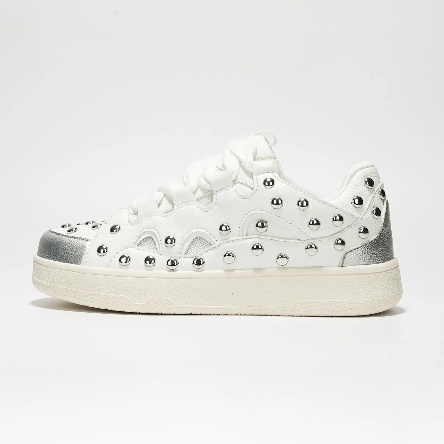 Cape Robbin Rani Studded Lace-up Sneaker (Rani)