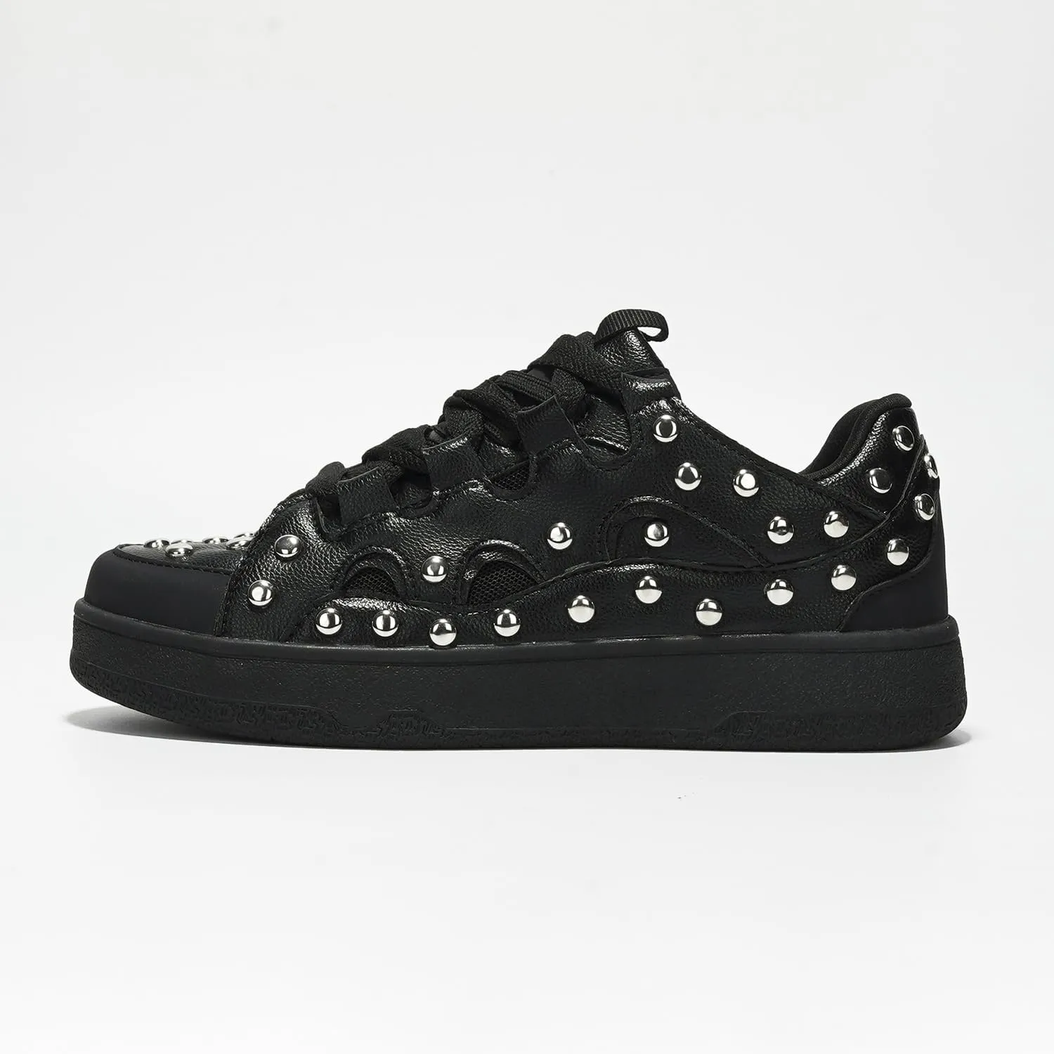 Cape Robbin Rani Studded Lace-up Sneaker (Rani)