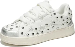 Cape Robbin Rani Studded Lace-up Sneaker (Rani)