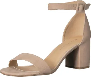 CL by Chinese Laundry Women's Jody Heeled Sandal, Nude Suede, 8.5 M US