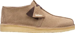 Clarks Mens Desert Boot Chukka Boots, Wolf Suede, 7.5 Men
