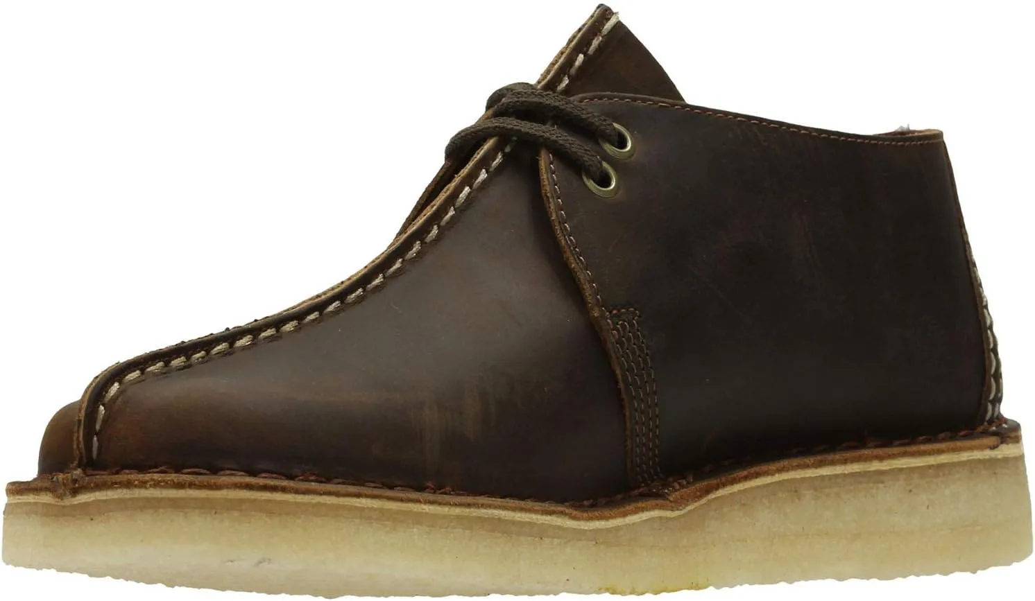 Clarks Men's Desert Trek Moccasin, Beeswax Leather, 10.5 Medium US
