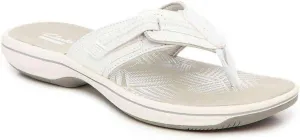 Clarks Unisex Brinkley JazzH Sneaker, White Synt, 0 US Women
