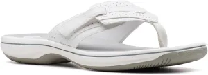 Clarks Unisex BrinkleyKeelyH Sneaker, White, 0 US Women