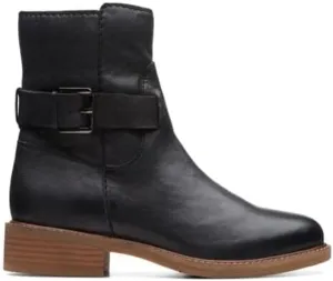 Clarks Unisex Cologne Strap Sneaker, Black Leat, 0 US Women
