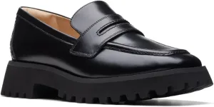 Clarks Unisex Stayso Edge Sneaker, Black Leat, 0 US Women