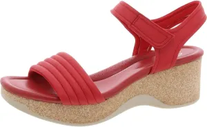 Clarks Womens Chelseah Gem Silhouette Wedge Ankle Strap
