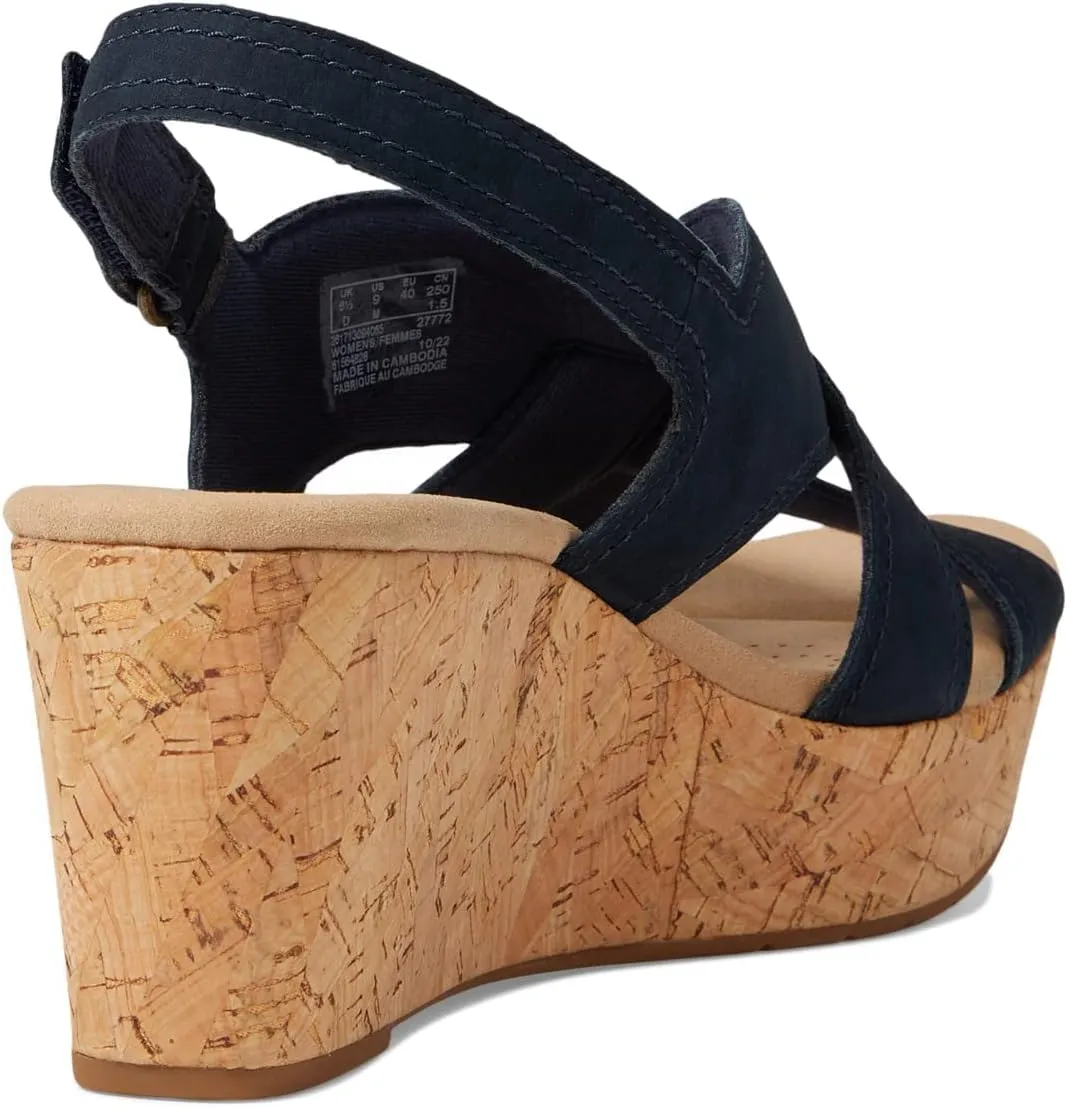 Clarks Women's Rose Erin Wedge Sandal
