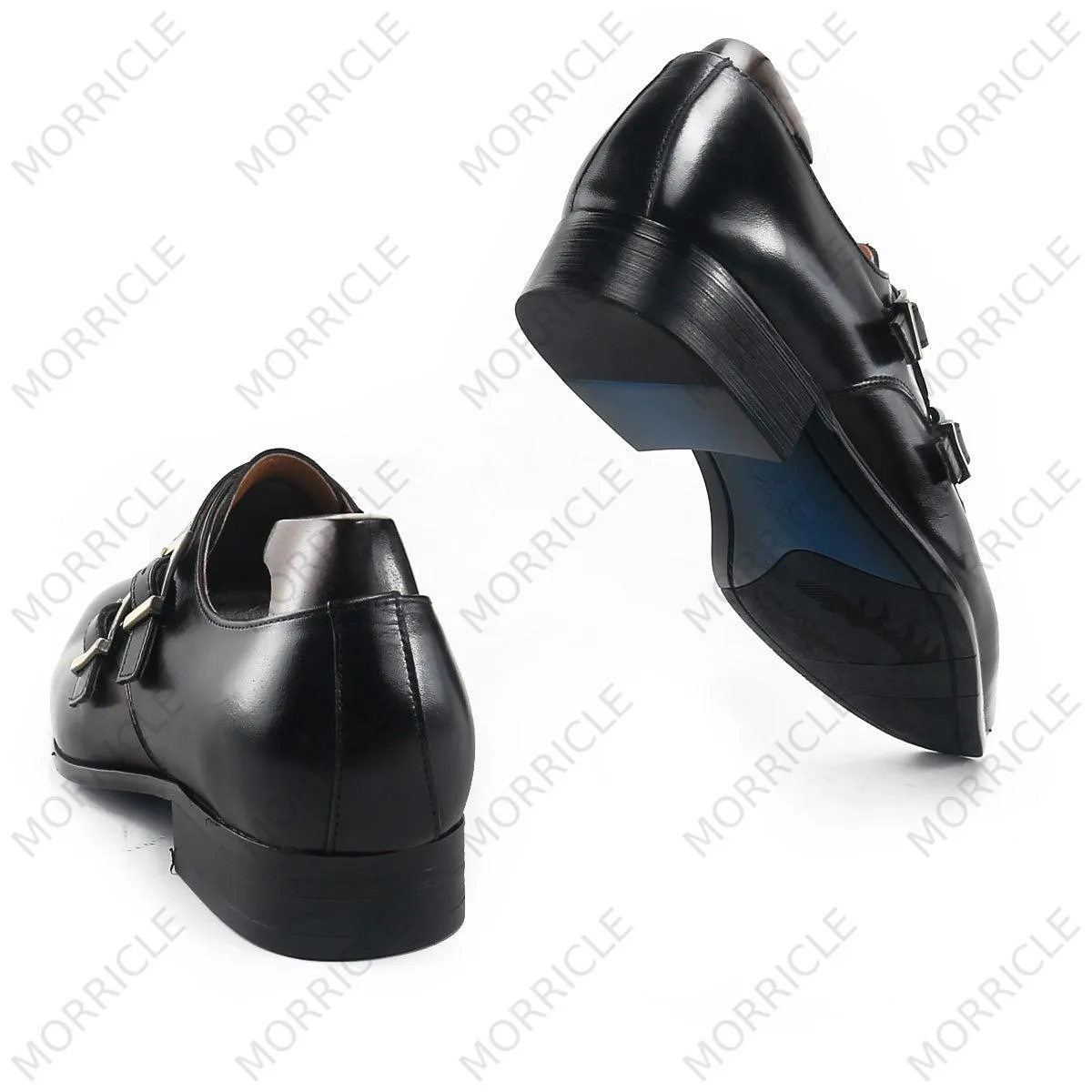 Classic Business Double Monk Strap