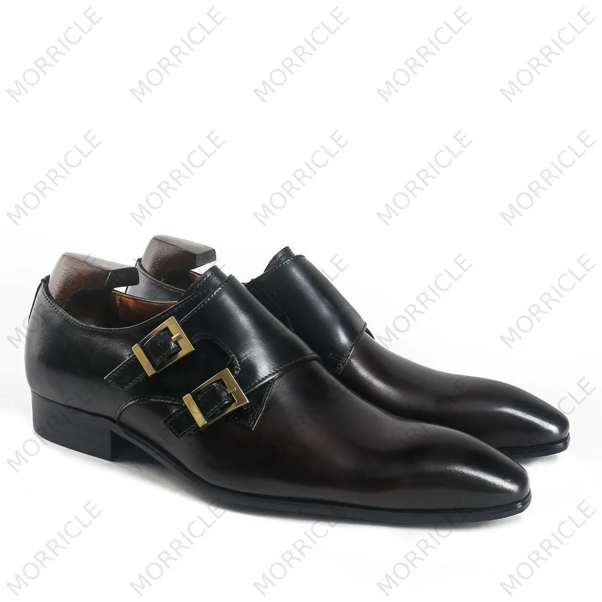 Classic Business Double Monk Strap