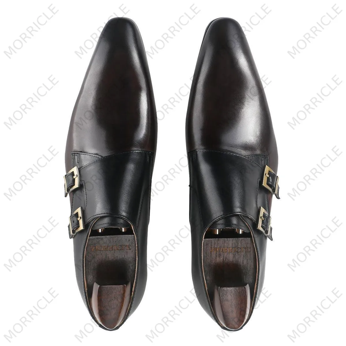 Classic Business Double Monk Strap