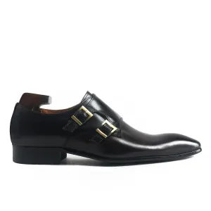 Classic Business Double Monk Strap