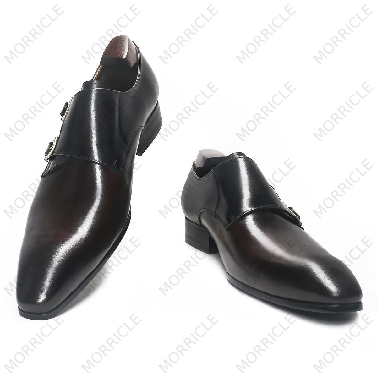 Classic Business Double Monk Strap