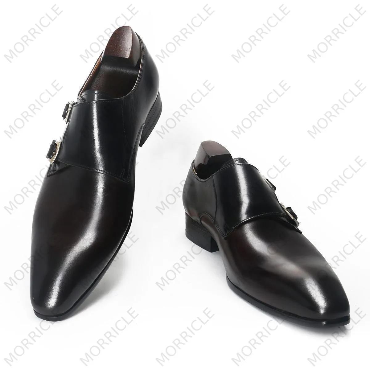 Classic Business Double Monk Strap
