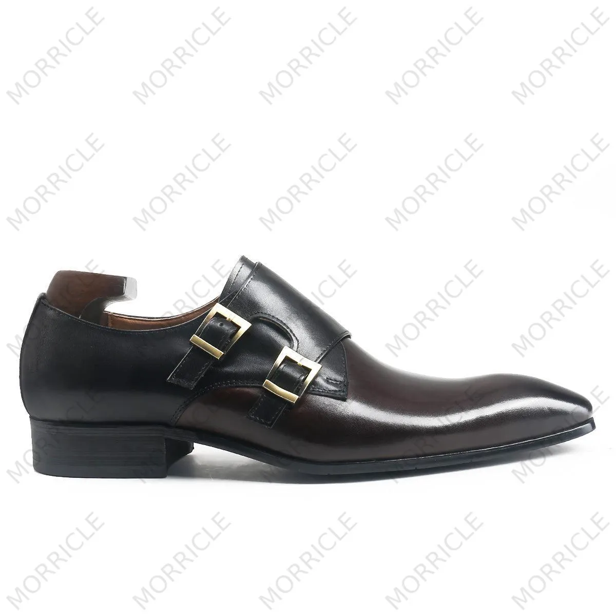 Classic Business Double Monk Strap