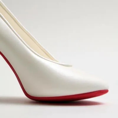 Classic Pearl White Heel