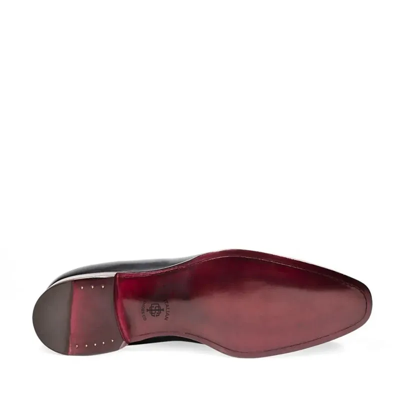 Classic Plain Solid Shiny Leather Oxford Shoes
