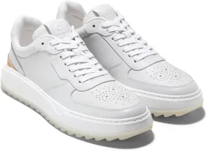 Cole Haan Men's Grandpro Crossover Golf Sneaker, Optic White/White, 8 Wide