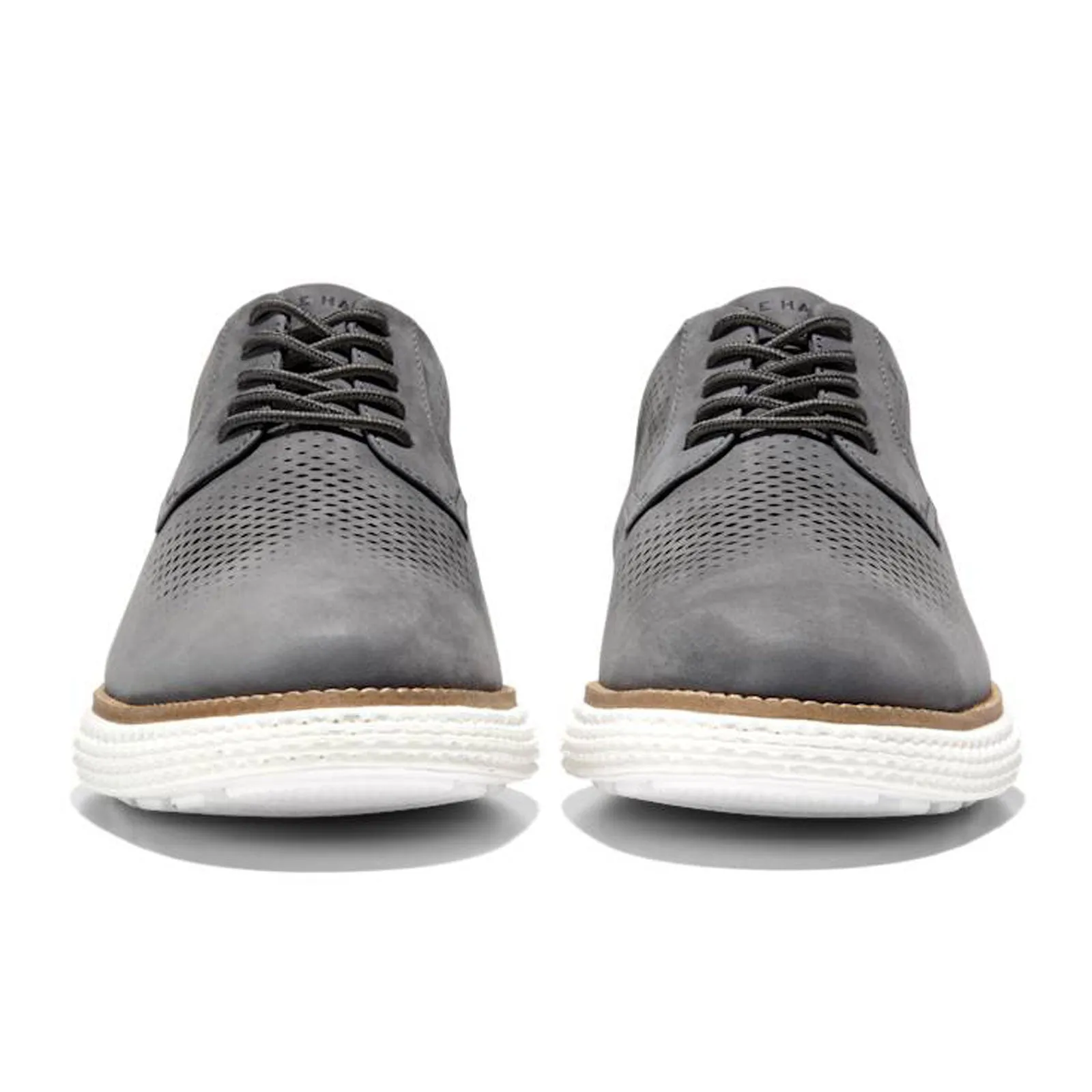 Cole Haan OriginalGrand 2.0 Laser Oxford (Men) - Magnet Nubuck/Optic White