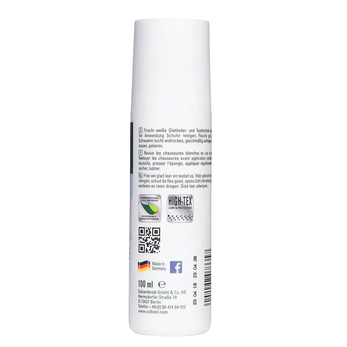 Collonil Sneaker White Shoe Treatments and Polishes 100ml