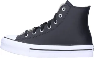 Converse A02485C Undefined's CTAS Eva Lift Hi Sneaker Trainers (Black White, US 4)