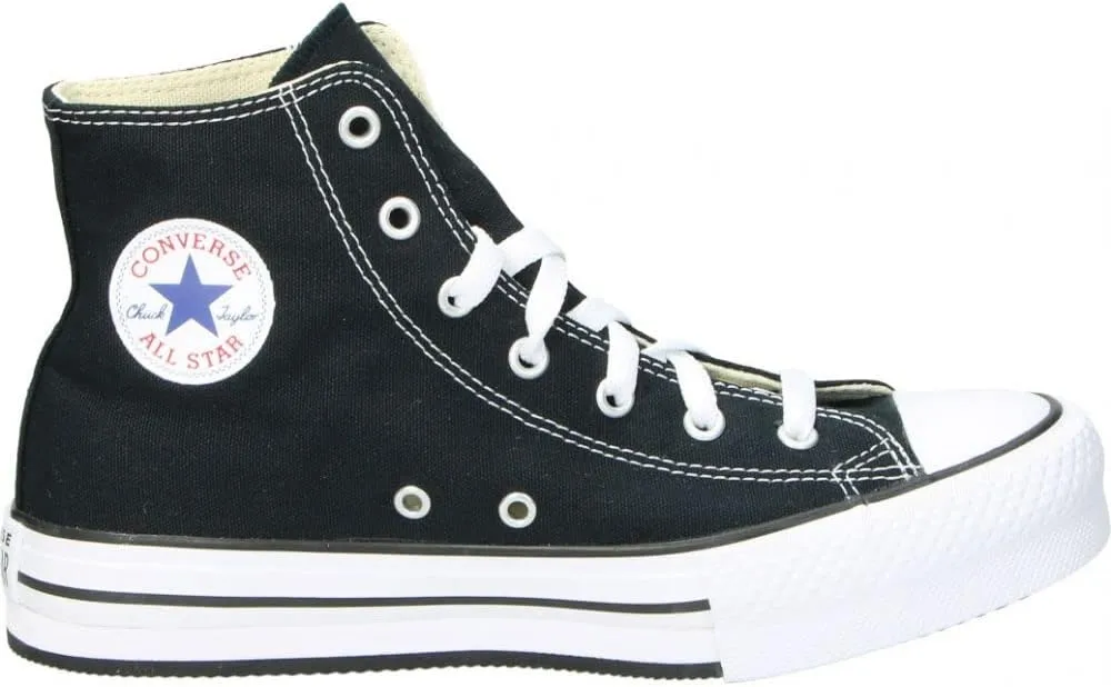 Converse Chuck Taylor All Star Eva Lift Sneaker Kids, Black, White, Black, 36 EU