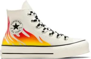 Converse Chuck Taylor All Star Flames Sneaker Bianco Da Donna A07892C