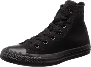 Converse Chuck Taylor All Star High Top Sneaker, Black (Monochrome), Size 6