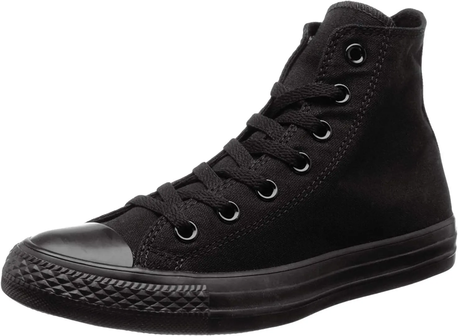 Converse Chuck Taylor All Star High Top Sneaker, Black (Monochrome), Size 6