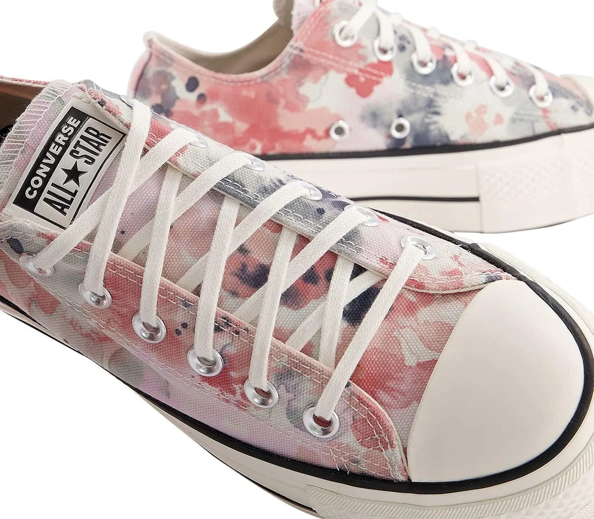 Converse Chucks 553367C CT AS Leather Sneaker for Men in Parchment, Black, Pink