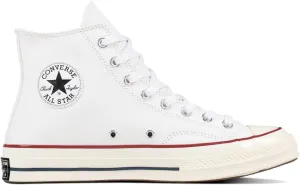 Converse Men's Chuck Taylor 70 Hi Top, White/White/Garnet/Egret, Size 3.5
