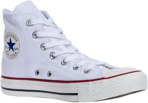 Converse Unisex Chuck Taylor All Star Hi Top Optical White Sneaker (3 M US, White)