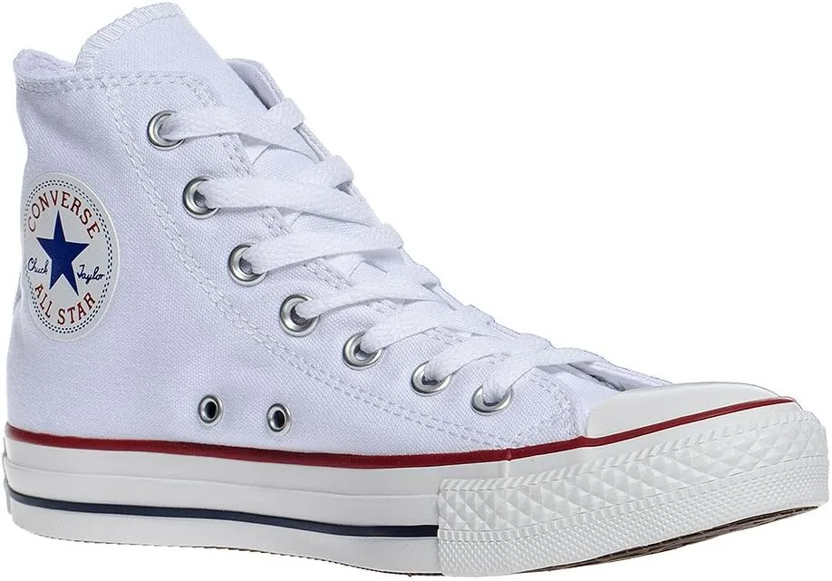 Converse Unisex Chuck Taylor All Star Hi Top Optical White Sneaker (3 M US, White)